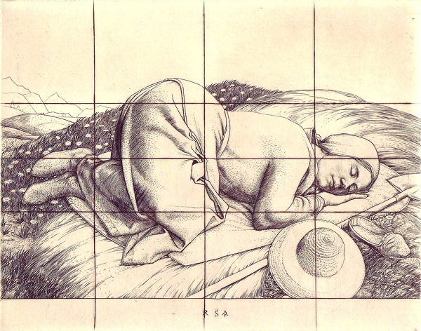 Artist Robert Austin (1895-1973): Woman sleeping, 1931