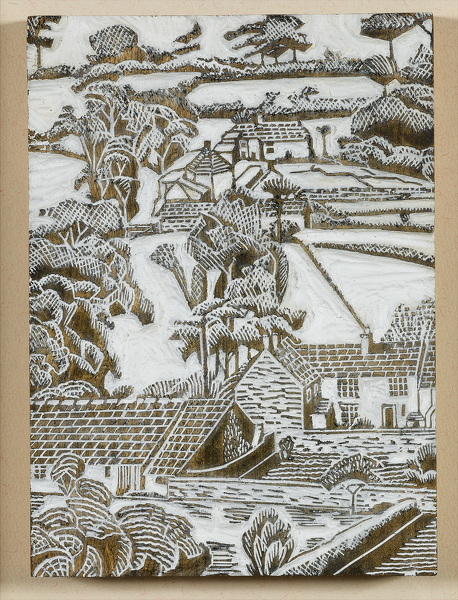 Charles-Ginner: Somerset-Landscape-1922