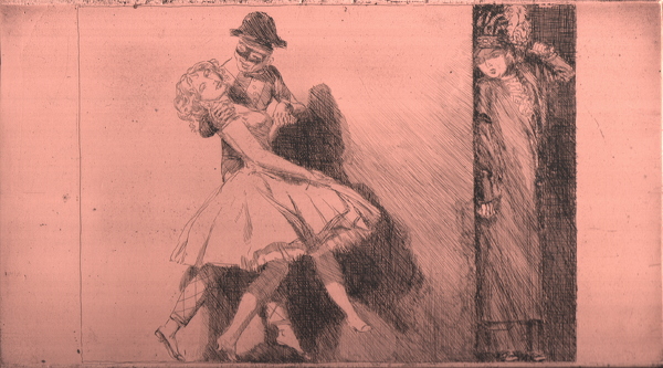 Artist Frederick Carter (1883 - 1967): A Danse - Jealousy, 1910-11