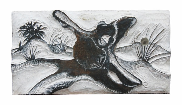 Artist Clare Leighton (1898-1989): Whale vertebra, BPL 709