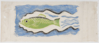 Artist Edward Bawden: Fish, 1923/4